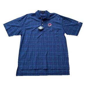 Byron Nelson Eleven Straight Size XL Blue Logo Short Sleeve Golf Polo Shirt
